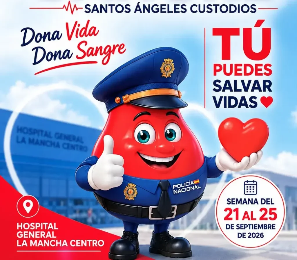 El Hospital Universitario Mancha Centro acoge la Semana de Donación de Sangre con motivo del Día de los Ángeles Custodios